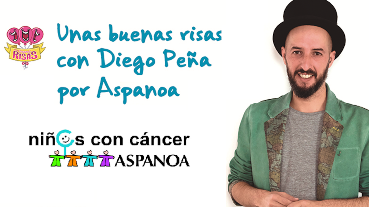 Diego Peña, JJ Vaquero y un cómico sorpresa se echan 'Unas buenas risas' por Aspanoa