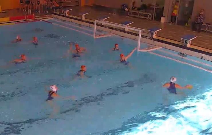 Una imagen del encuentro disputado este sábado en la piscina del CN Catalunya.