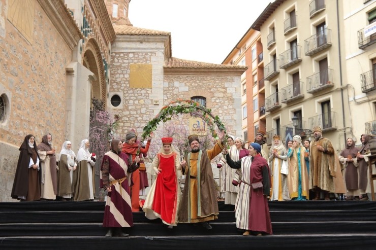Foto de archivo de un representación de las Bodas de Isabel en Teruel. / Europa Press