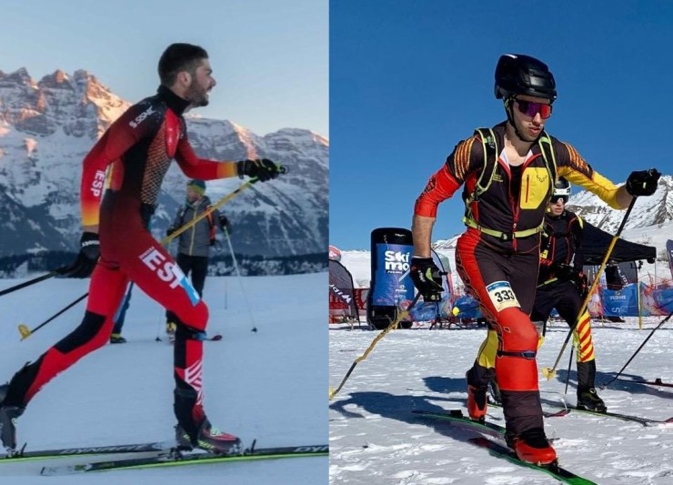Miguel Arruego y Antonio Alcalde compite esta semana en el Campeonato del Mundo de Esquí de Montaña.