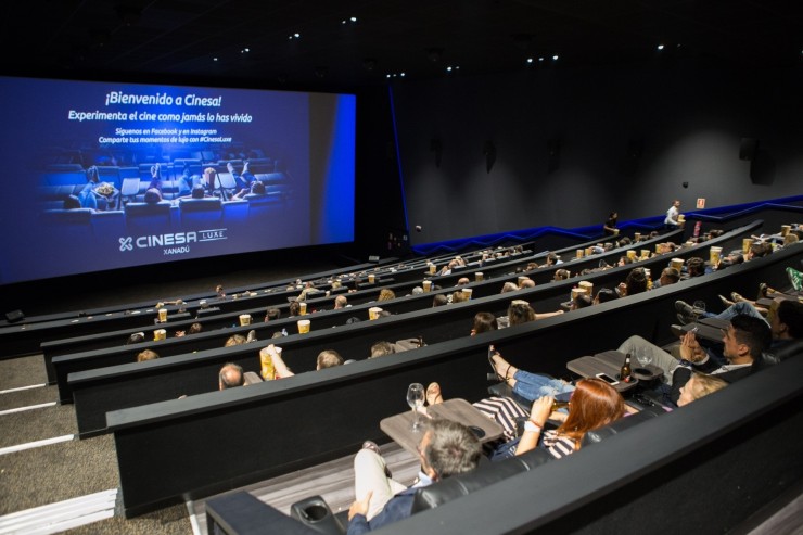 Imagen de archivo de una sala de cine de Cinesa. / Europa Press