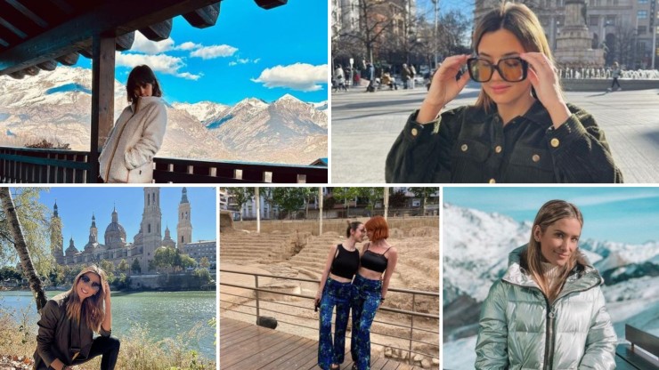 Algunos 'influencers' inmortalizaron su paso por Aragón en sus redes sociales. / Instagram