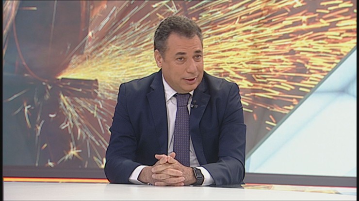 El presidente de la Federación de Empresarios del Metal de Zaragoza, Benito Tesier. / Aragón TV