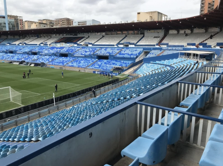 Imagen del estadio de la Romareda. / Europa Press