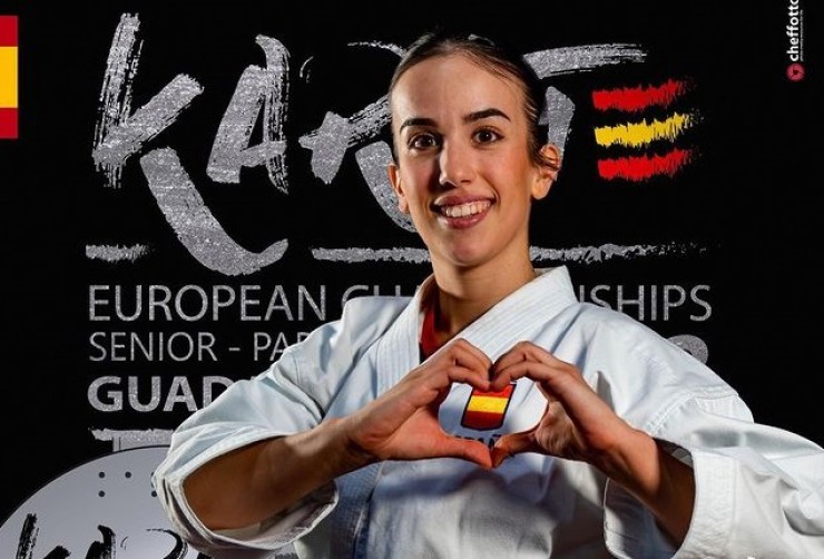 Raquel Roy ha conquistado la plata en el Europeo con la selección española. Foto: RFEK