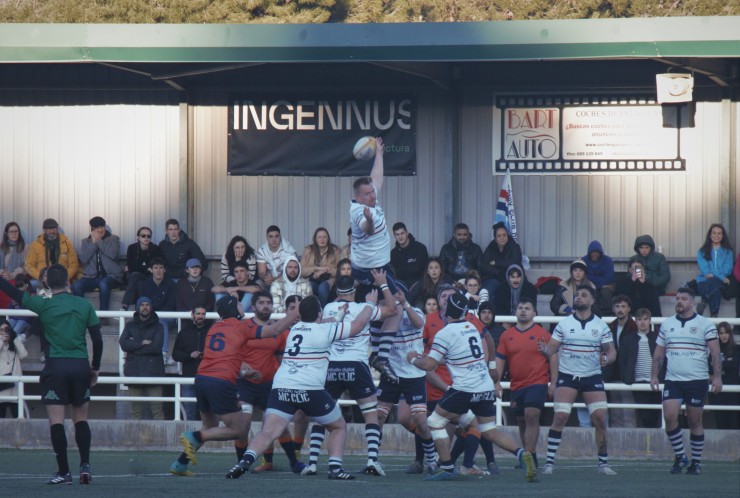 El Fénix Club de Rugby, en un partido de la temporada.