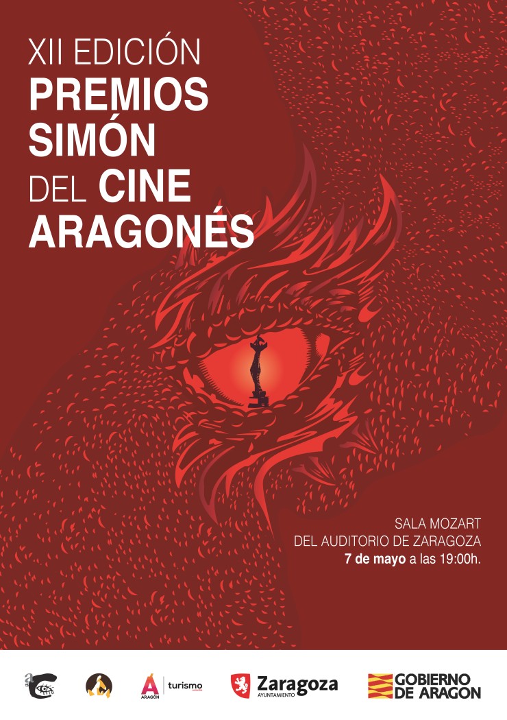 Cartel anunciador de los Premios Simón 2023.