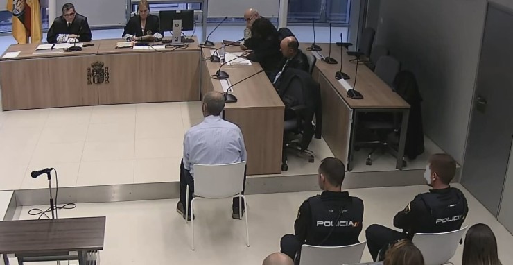 Imagen del juicio contra el asesino y agresor sexual del menor riojano. / EFE
