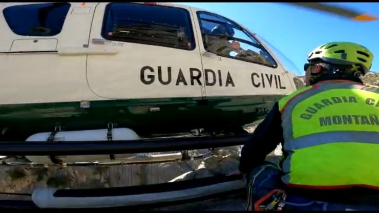 Imagen de archivo de un rescate de la Guardia Civil. / Guardia Civil
