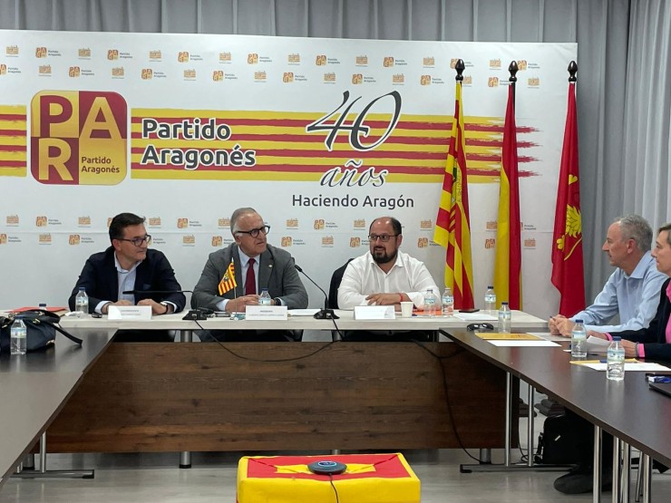 Reunión de la Ejecutiva del PAR. / Partido Aragonés