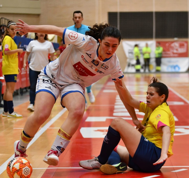 María Moreno durante un partido. Foto: Sala Zaragoza