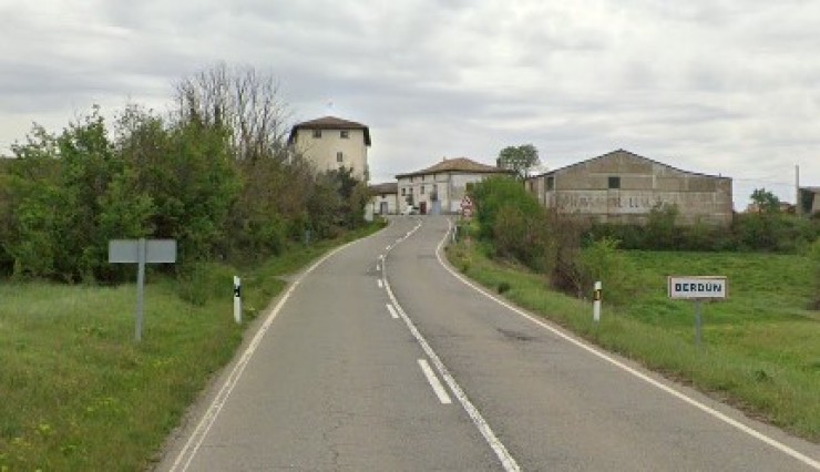 Berdún (Huesca). / Google Maps.