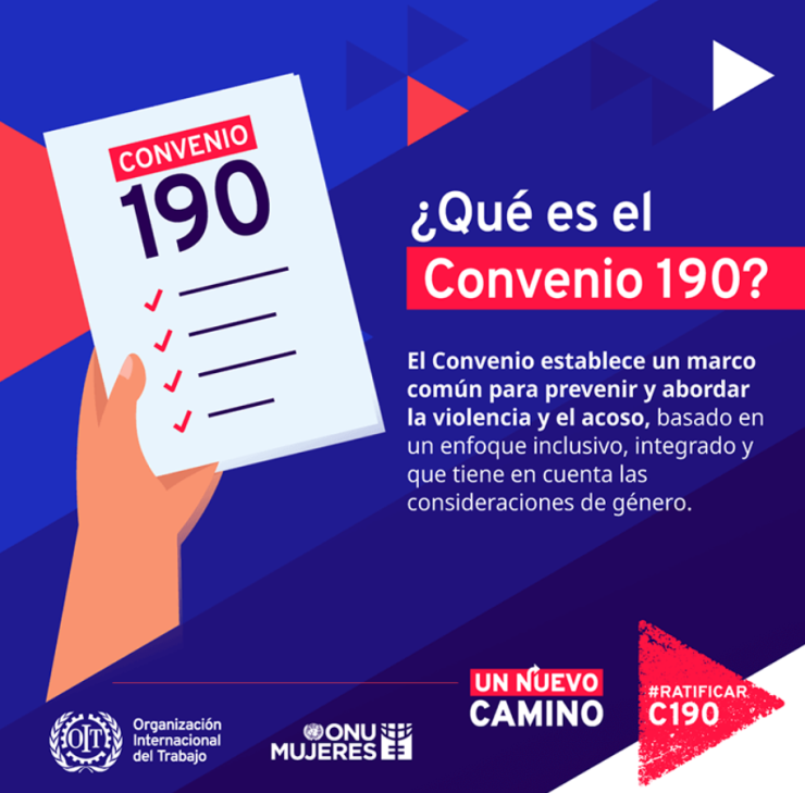 El Convenio 190 de la Organización Internacional del Trabajo entra en vigor este jueves en España. / OIT