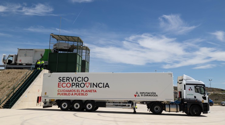 Ya están en funcionamiento dos de las seis plantas de transferencia. / Diputación de Zaragoza