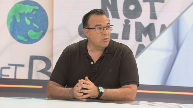 Miguel Ángel Saz, geógrafo en la Universidad de Zaragoza, ha estado esta mañana en el programa Buenos Días, de Aragón TV.
