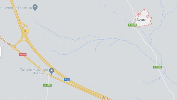 Lugar del accidente. / Google Maps