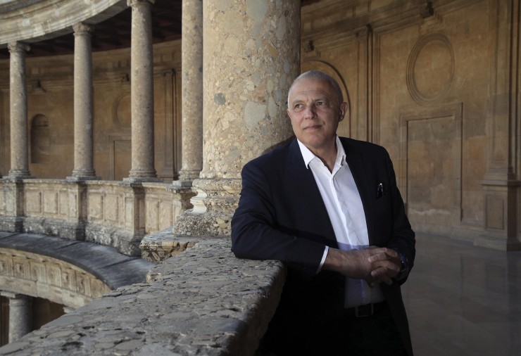 Nuccio Ordine en 2022, en el palacio de Carlos V de Granada. / Pepe Torres (EFE)