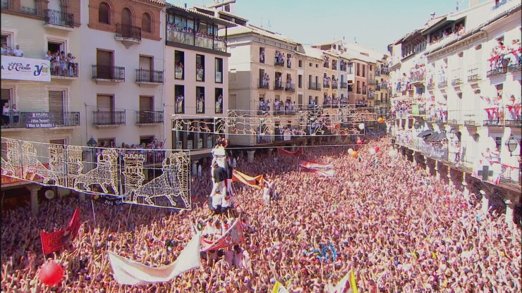 Imagen de archivo de las Fiestas del Ángel de Teruel.