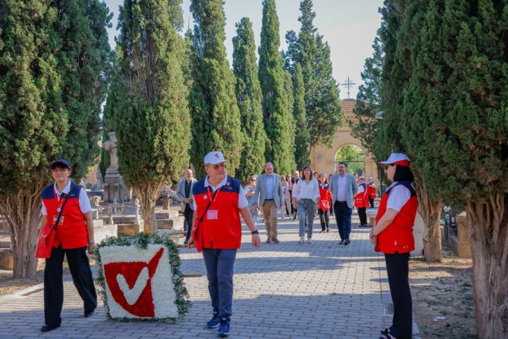 Zaragoza ha recordado a los voluntarios fallecidos durante el último año. | Ayuntamiento de Teruel