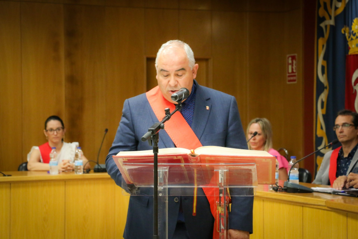 José Manuel Salazar, nuevo alcalde Zuera. / PSOE Aragón