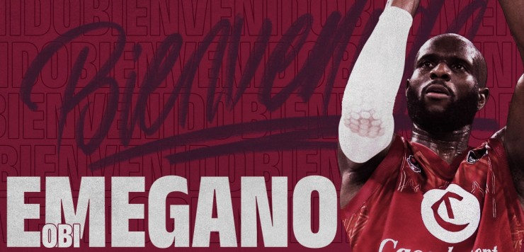 Obi Emegano, nuevo jugador del Casademont Zaragoza. Foto: Casademont Zaragoza