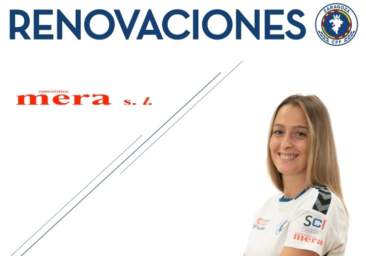 La capitana Teresa Rey cumplirá su décima temporada en el equipo. Foto: Zaragoza CFF