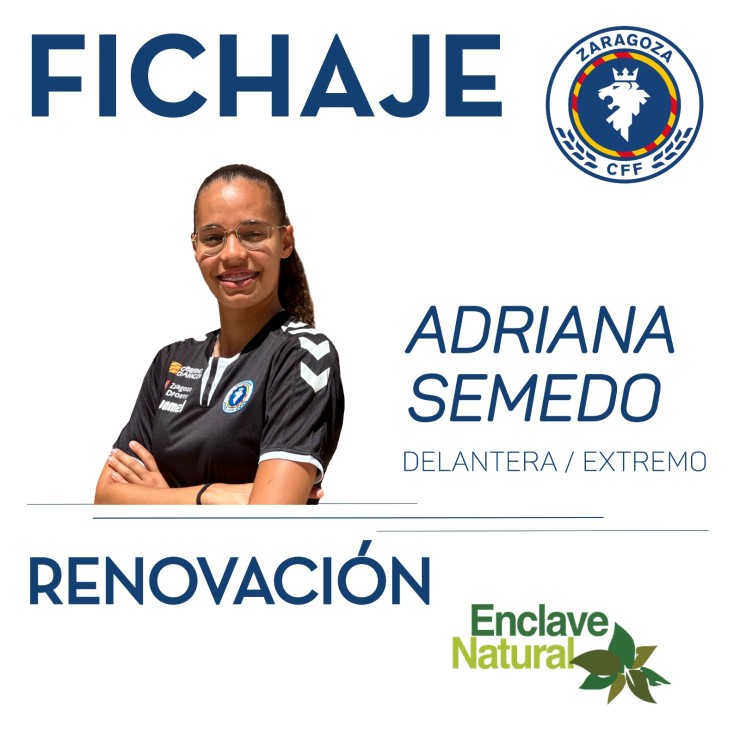 Adriana Semedo, fichaje para el ataque del Zaragoza CFF.