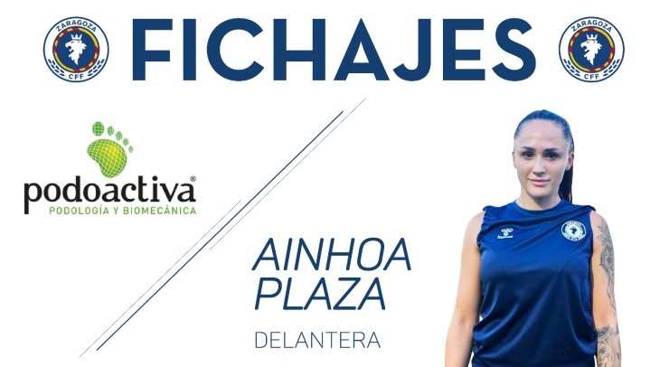 Ainhoa Plaza es el nuevo fichaje del Zaragoza CFF. Foto: Zaragoza CFF