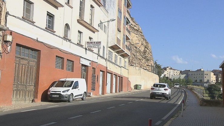 Imagen de archivo de una de las travesías de Alcañiz.