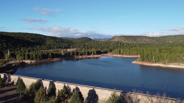 El embalse de Valbona tiene una capacidad de 0,49 hectómetros cúbicos. / Confederación Hidrográfica del Júcar
