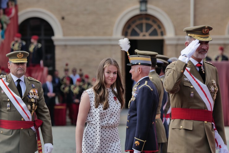 La princesa Leonor iniciará su formación militar este jueves en Zaragoza. / Europa Press