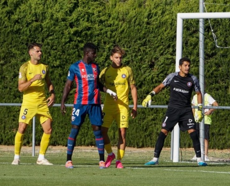 Obeng durante el encuentro disputado este viernes. Foto: FC Andorra.