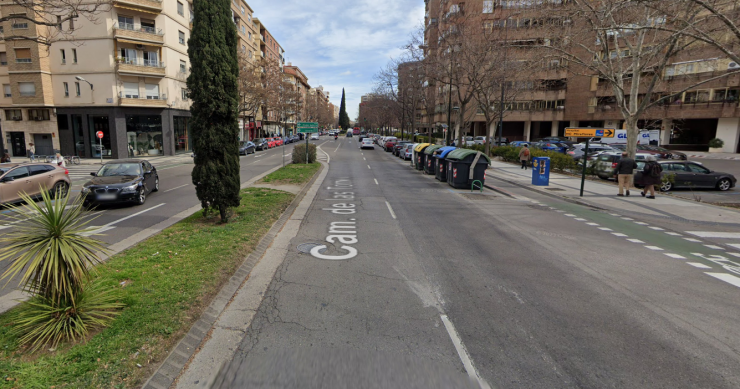 El siniestro se ha producido en el Camino de las Torres de Zaragoza. | Google Maps