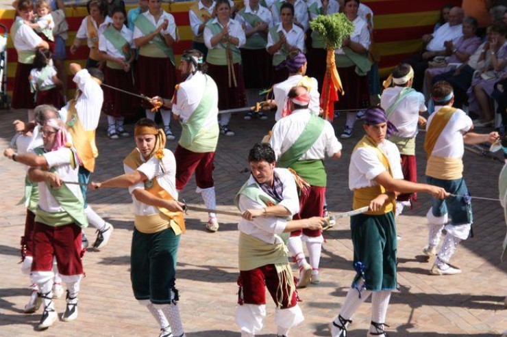 Imagen de archivo del dance de Lanaja. / Ayuntamiento de Lanaja