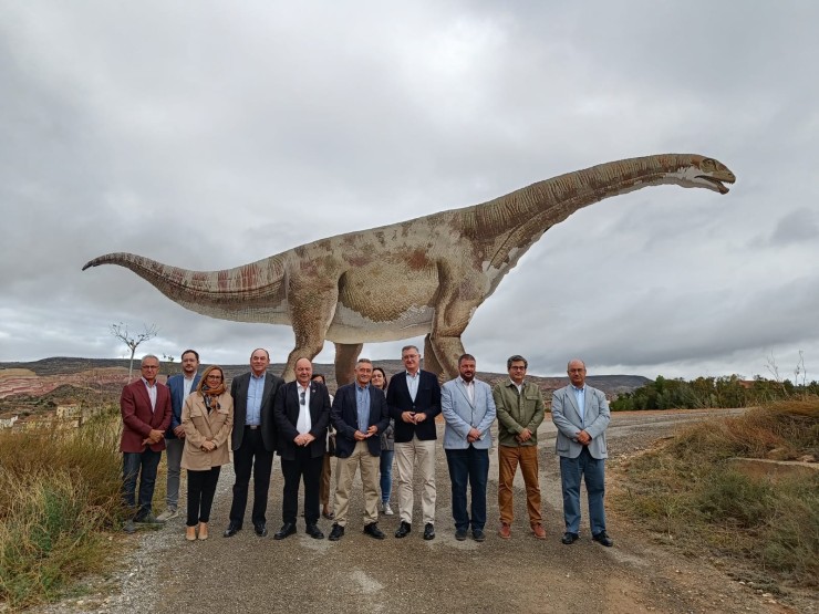 El hallazgo del esqueleto del Turiasaurus riodevensis es uno de los hitos paleontológicos más destacados de la provincia. / Gobierno de Aragón
