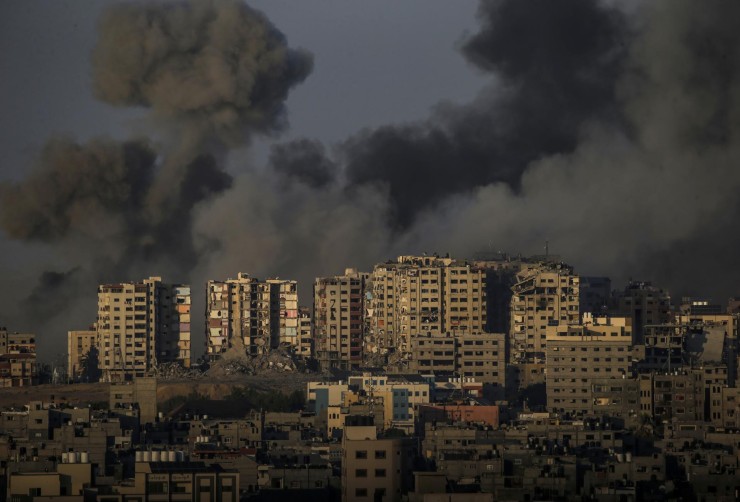 Imagen de los bombardeos de Israel. / EFE.