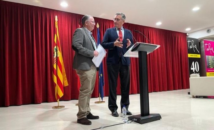 Acto de presentación del últio número de 'Turia'. / Gobierno de Aragón.