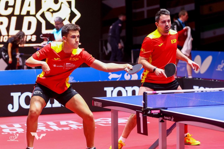 Jorge Cardona y Ander Cepas, campeones del ITTF Franch Para Open 2023. Foto: Federación Aragonesa de Tenis de Mesa