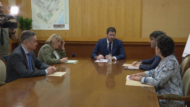 Primera reunión del grupo de trabajo del Gobierno de Aragón para elaborar el recurso de inconstitucionalidad.