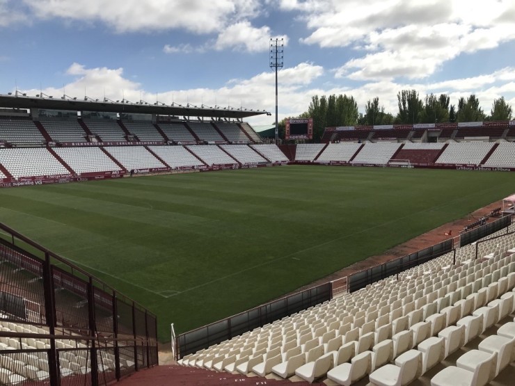 Estadio Carlos Belmonte. Foto: Albacete Balompié