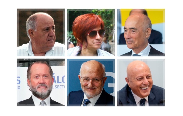 Los propietarios de las seis grandes fortunas españolas, según la lista Forbes. / Europa Press