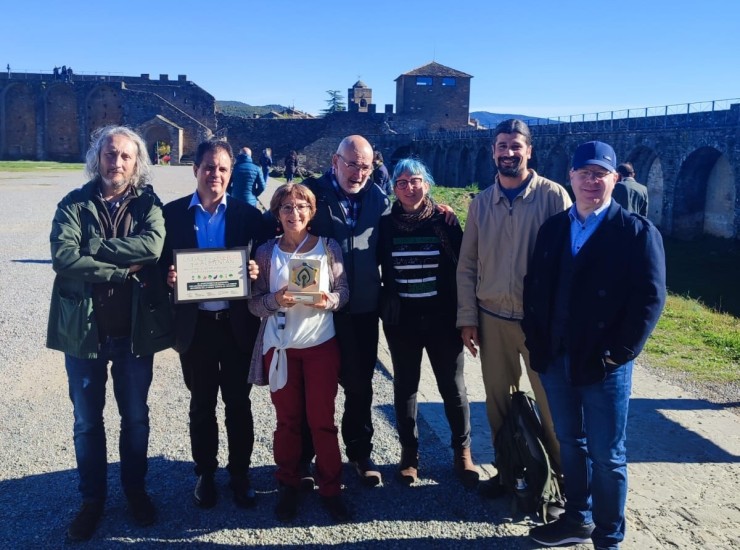 Los galardones a las buenas prácticas de Zaragoza sobre la producción agroecológica se entregaron en Aínsa. | Ayuntamiento de Zaragoza