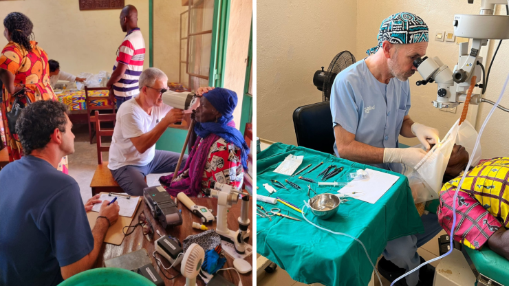Voluntarios realizan pruebas y cirugías a chadienses. / Ilumináfrica