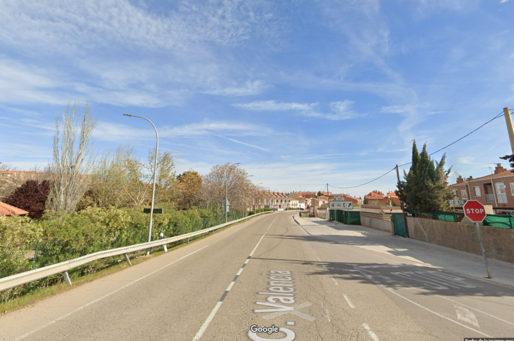 Carretera N-330 en las inmediaciones de María de Huerva. / Google Maps