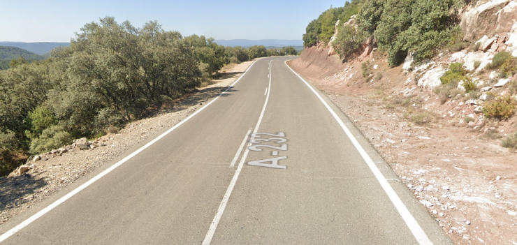 Carretera A-232. / Google Maps