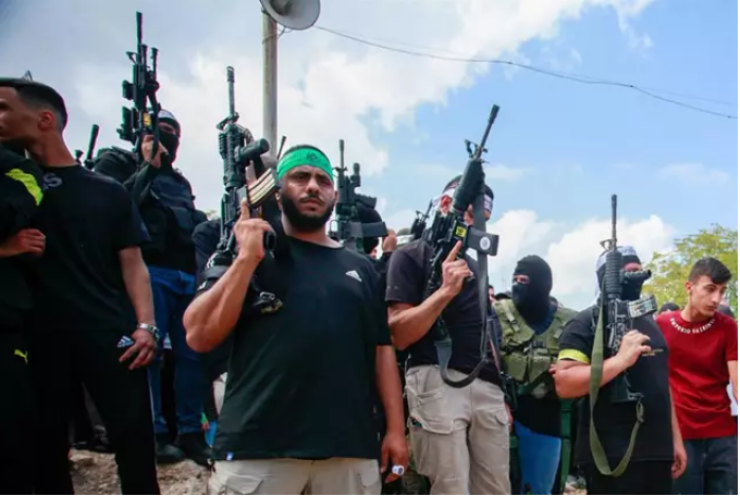 Miembros de las brigadas Al Qassam, brazo armado de Hamás./ Europa Press
