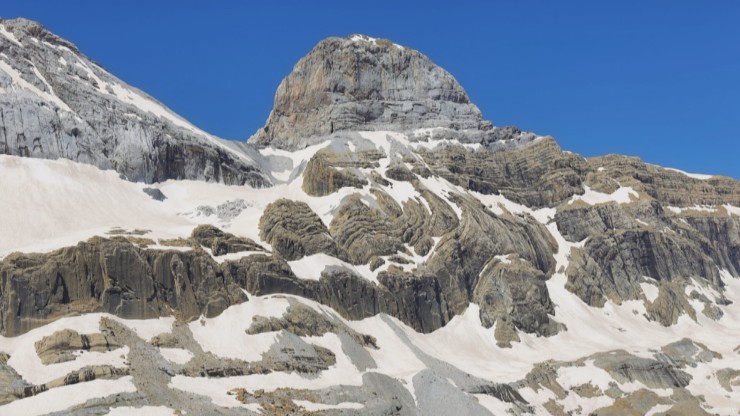 Imagen del glaciar del Monte Perdido. / Instituto Pirenaico de Ecología
