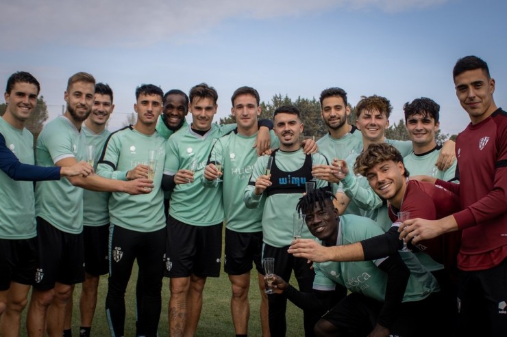 La SD Huesca quiere alejarse de la zona de descenso en esta segunda parte de la temporada. Foto: SD Huesca