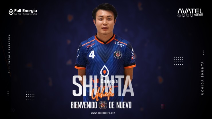 Shunta Uchida regresa al Full Energía Zaragoza.