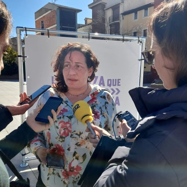 Marta de Santos, la nueva coordinadora autonómica de Podemos Aragón. / Podemos.